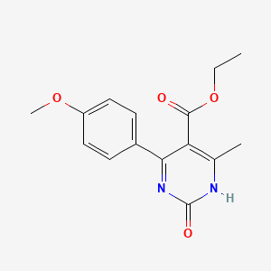 molecular formula C15H16N2O4 B12833973 Ethyl 4-(4-methoxyphenyl)-6-methyl-2-oxo-1,2-dihydropyrimidine-5-carboxylate 