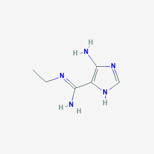 4-Amino-N-ethyl-1H-imidazole-5-carboximidamide