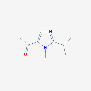 1-(2-Isopropyl-1-methyl-1H-imidazol-5-yl)ethanone