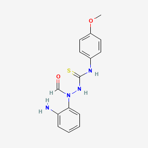 (2-Aminophenyl)-N-((((4-methoxyphenyl)amino)thioxomethyl)amino)formamide