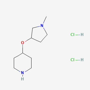 4-((1-Methylpyrrolidin-3-yl)oxy)piperidine dihydrochloride