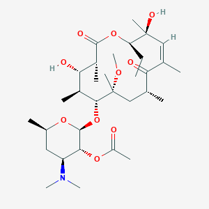 (10E)-3-O-De(a-L-cladinose)-10-dehydro-11-dehydroxy-6-O-methyl-erythromycin 2'-Acetate