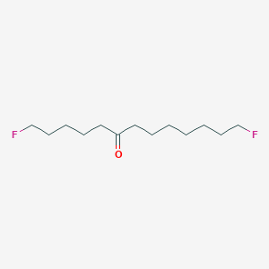 molecular formula C13H24F2O B12834103 7-Tridecanone, 1,13-difluoro- CAS No. 332-91-2