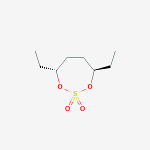 molecular formula C8H16O4S B12834120 (4R,7R)-4,7-Diethyl-1,3,2-dioxathiepane 2,2-dioxide 