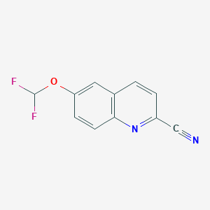 6-(Difluoromethoxy)quinoline-2-carbonitrile