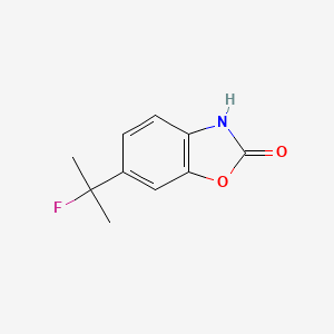 molecular formula C10H10FNO2 B12834156 6-(2-Fluoropropan-2-yl)benzo[d]oxazol-2(3H)-one 