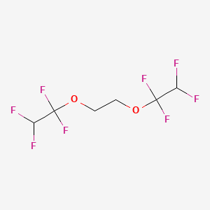molecular formula C6H6F8O2 B1283416 1,2-双(1,1,2,2-四氟乙氧基)乙烷 CAS No. 358-39-4