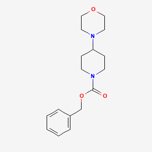 molecular formula C17H24N2O3 B12834162 Benzyl 4-morpholinopiperidine-1-carboxylate 