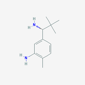 (R)-5-(1-amino-2,2-dimethylpropyl)-2-methylaniline