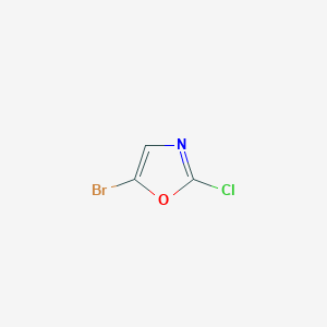 molecular formula C3HBrClNO B12834174 5-Bromo-2-chlorooxazole 