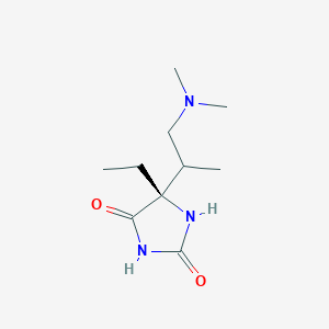 (5S)-5-(1-(Dimethylamino)propan-2-yl)-5-ethylimidazolidine-2,4-dione