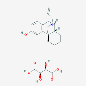 molecular formula C23H31NO7 B128342 Levallorphan tartrate CAS No. 71-82-9