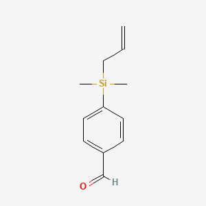 molecular formula C12H16OSi B12834207 4-(Allyldimethylsilyl)benzaldehyde 