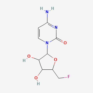 4-Amino-1-[5-(fluoromethyl)-3,4-dihydroxyoxolan-2-yl]pyrimidin-2-one