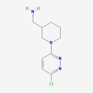 (1-(6-Chloropyridazin-3-yl)piperidin-3-yl)methanamine