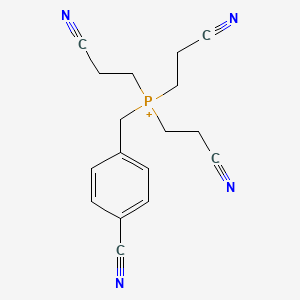 (4-Cyanobenzyl)tris(2-cyanoethyl)phosphonium