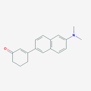 3-(6-(Dimethylamino)naphthalen-2-yl)cyclohex-2-enone