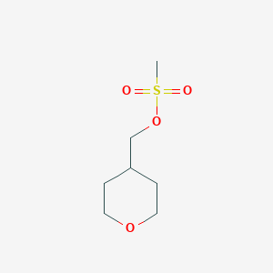 molecular formula C7H14O4S B1283426 氧杂-4-基甲基甲磺酸甲酯 CAS No. 132291-95-3