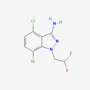 7-Bromo-4-chloro-1-(2,2-difluoroethyl)-1H-indazol-3-amine