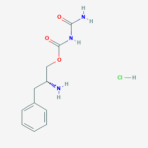 (2R)-2-Amino-3-phenylpropyl N-carbamoylcarbamate hydrochloride