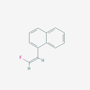 molecular formula C12H9F B12834312 (Z)-1-(2-Fluorovinyl)naphthalene 