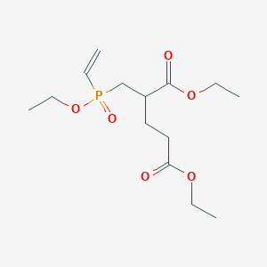 Diethyl 2-((ethoxy(vinyl)phosphoryl)methyl)pentanedioate