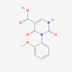 3-(2-Methoxyphenyl)-2,4-dioxo-1,2,3,4-tetrahydropyrimidine-5-carboxylic acid