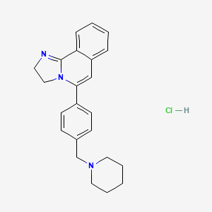 5-(4-(Piperidin-1-ylmethyl)phenyl)-2,3-dihydroimidazo[2,1-a]isoquinoline hydrochloride