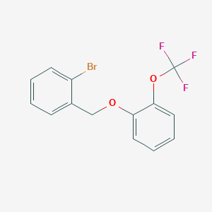 1-Bromo-2-((2-(trifluoromethoxy)phenoxy)methyl)benzene