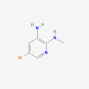 molecular formula C6H8BrN3 B1283442 5-溴-N2-甲基吡啶-2,3-二胺 CAS No. 89415-54-3
