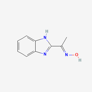 1-(1H-Benzo[d]imidazol-2-yl)ethanone oxime