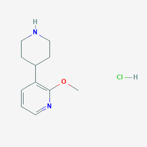 2-Methoxy-3-(piperidin-4-yl)pyridine hydrochloride