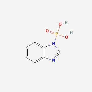 molecular formula C7H7N2O3P B12834514 (1H-Benzo[d]imidazol-1-yl)phosphonic acid CAS No. 93755-82-9