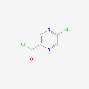 molecular formula C5H2Cl2N2O B1283454 5-氯吡嗪-2-甲酰氯 CAS No. 88625-23-4