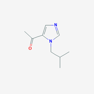 1-[1-(2-Methylpropyl)-1H-imidazol-5-yl]ethan-1-one