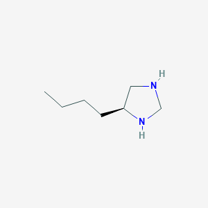 molecular formula C7H16N2 B12834589 (S)-4-Butylimidazolidine 