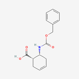 cis-6-(((Benzyloxy)carbonyl)amino)cyclohex-3-enecarboxylic acid