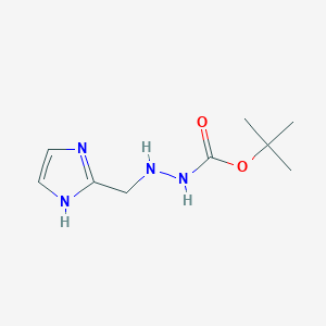 tert-Butyl 2-((1H-imidazol-2-yl)methyl)hydrazinecarboxylate