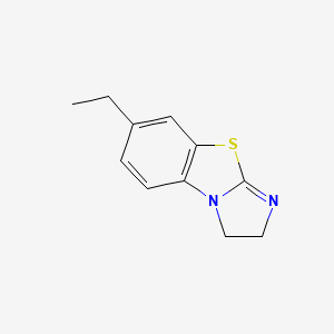 molecular formula C11H12N2S B12834710 7-Ethyl-2,3-dihydrobenzo[d]imidazo[2,1-b]thiazole 