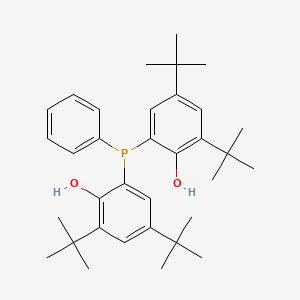 6,6'-(Phenylphosphanediyl)bis(2,4-di-tert-butylphenol)