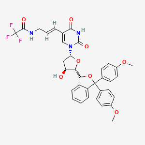 (E)-5'-O-[Bis(4-methoxyphenyl)phenylmethyl]-2'-deoxy-5-[3-[(trifluoroacetyl)amino]-1-propenyl]uridine