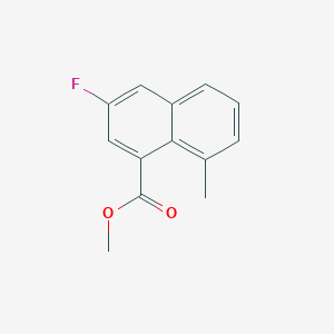 Methyl 3-fluoro-8-methyl-1-naphthoate