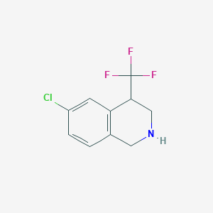 6-Chloro-4-(trifluoromethyl)-1,2,3,4-tetrahydroisoquinoline