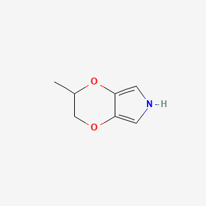 2-Methyl-2,3-dihydro-6h-[1,4]dioxino[2,3-c]pyrrole