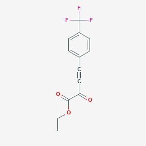 Ethyl 2-oxo-4-(4-(trifluoromethyl)phenyl)but-3-ynoate