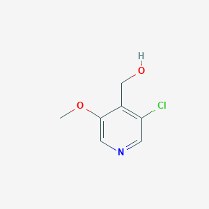 molecular formula C7H8ClNO2 B12834817 (3-Chloro-5-methoxypyridin-4-yl)methanol 