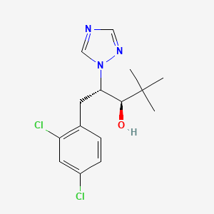 Rel-(2S,3R)-1-(2,4-dichlorophenyl)-4,4-dimethyl-2-(1H-1,2,4-triazol-1-yl)pentan-3-ol