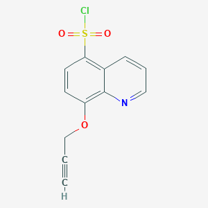 8-(Prop-2-yn-1-yloxy)quinoline-5-sulfonyl chloride