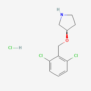 (R)-3-(2,6-Dichloro-benzyloxy)-pyrrolidine hydrochloride