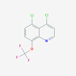 molecular formula C10H4Cl2F3NO B12834957 4,5-Dichloro-8-(trifluoromethoxy)quinoline 